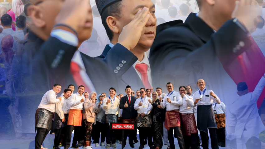 Rajawali Nusindo Ikuti Upacara HUT Ke-81 Kemerdekaan RI Bersama ID FOOD Group